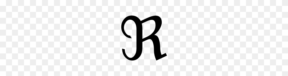 The Letter R, Gray Free Png Download