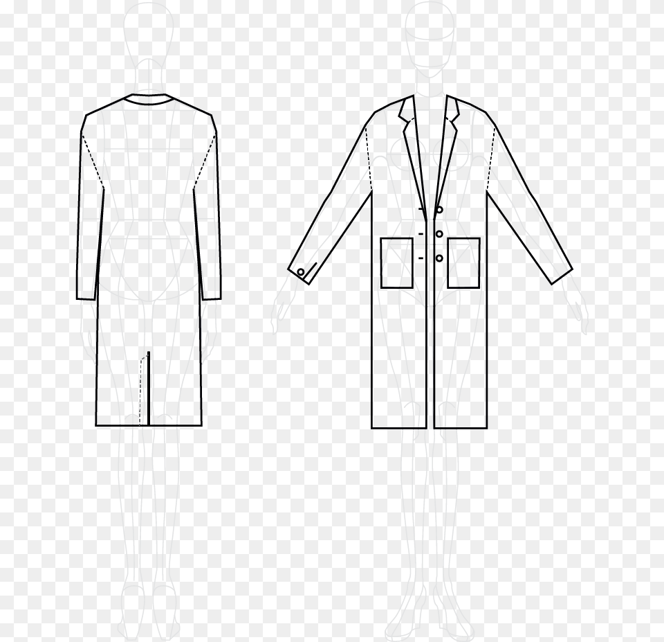 The Lf Lab Coat Sketch, Adult, Male, Man, Person Png