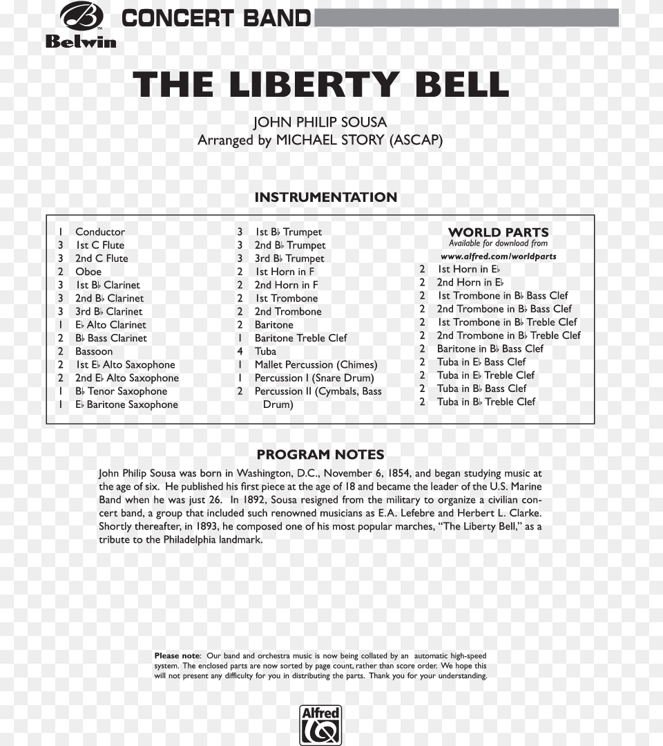 The Liberty Bell Thumbnail Harry Potter Symphonic Suite, Page, Text, Advertisement, Poster Free Png