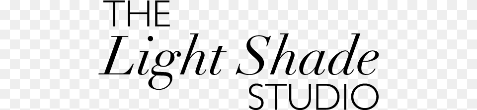 The Light Shade Studio Black Calligraphy, Gray Png