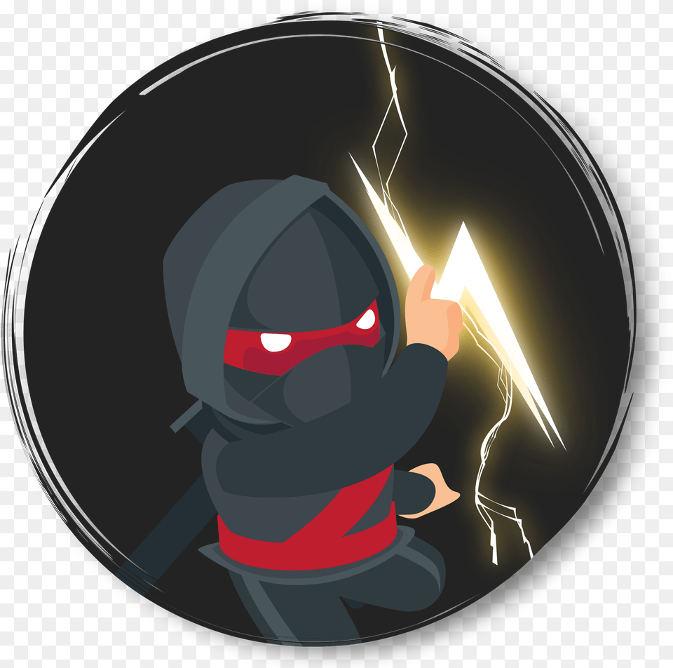 The Lightning Strike Digital Kungfu, Ninja, Person, Clothing, Hood Png