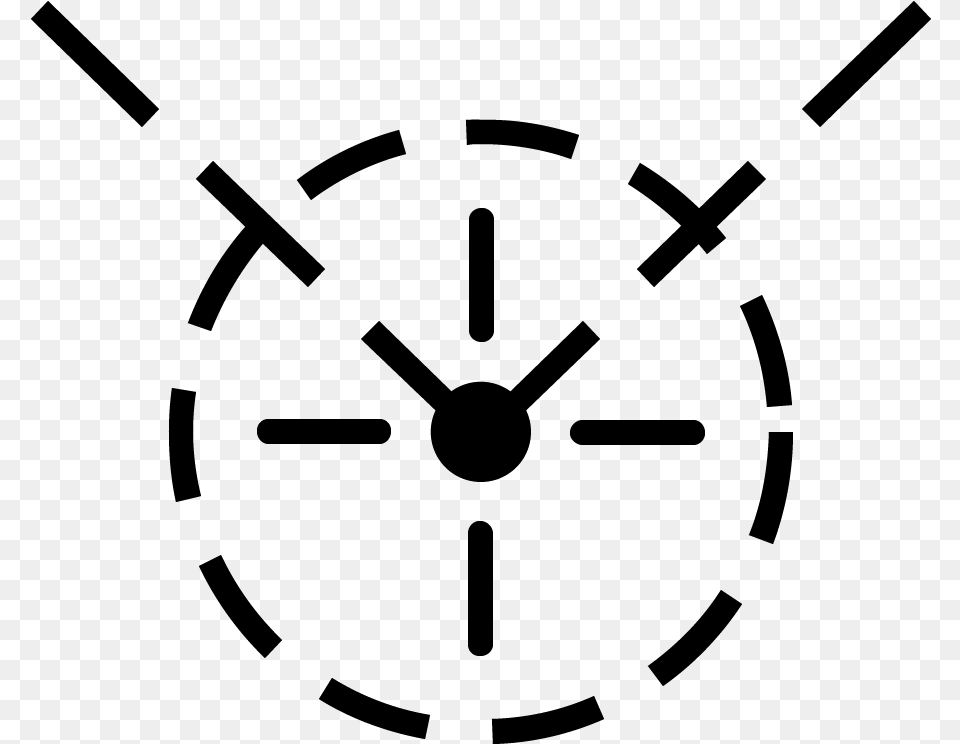 The Limits Of The Radar Scan Pattern In Azimuth Is Wall Clock, Gray Png