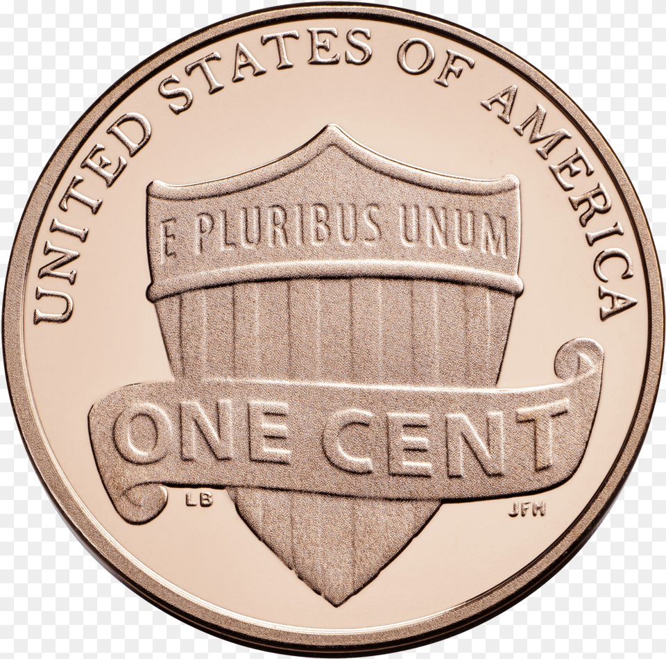 The Lincoln Head Penny Now Bares The Union Shield Design Penny 2015, Coin, Money Free Png