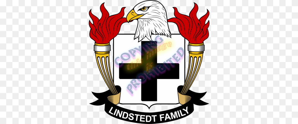 The Lindstedt Family Coat Of Armsfamily Crest I Believe Snelling Coat Of Arms, Light, Animal, Bird, Adult Free Png Download