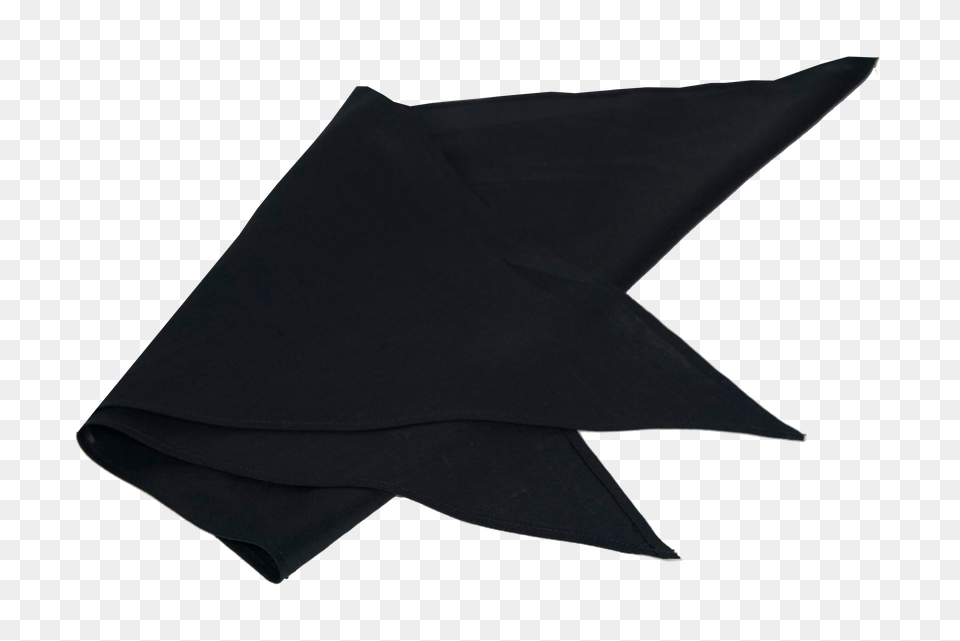 The Linen Triangle Scarf In Black Linen, Clothing, Pants, Accessories, Napkin Free Transparent Png