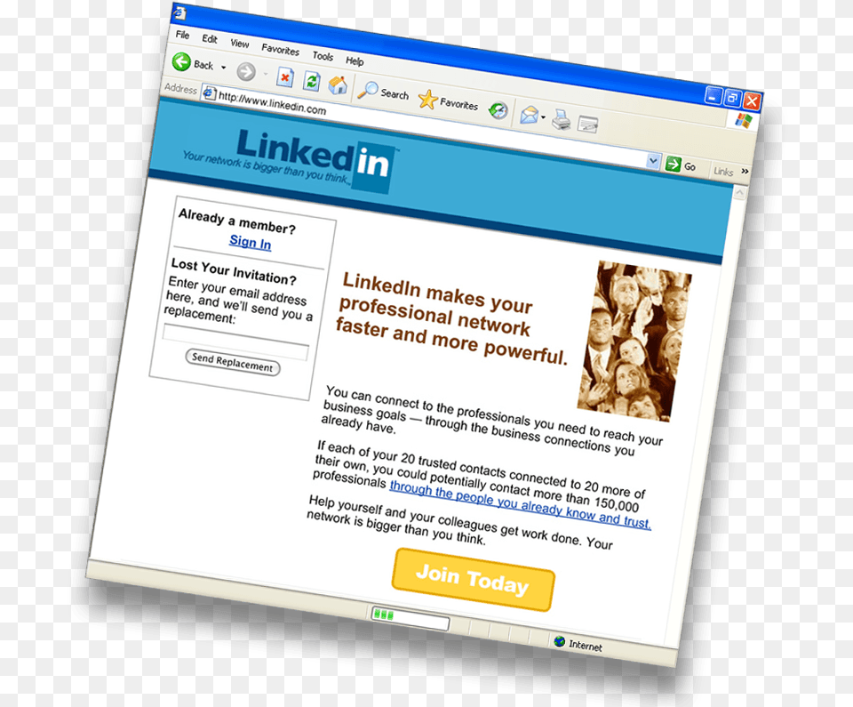 The Linkedin Homepage In Novasyte Llc, Webpage, File, Screen, Person Png Image