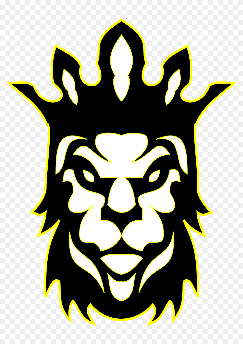The Lion As A King Icons, Stencil, Symbol, Emblem, Baby Png Image