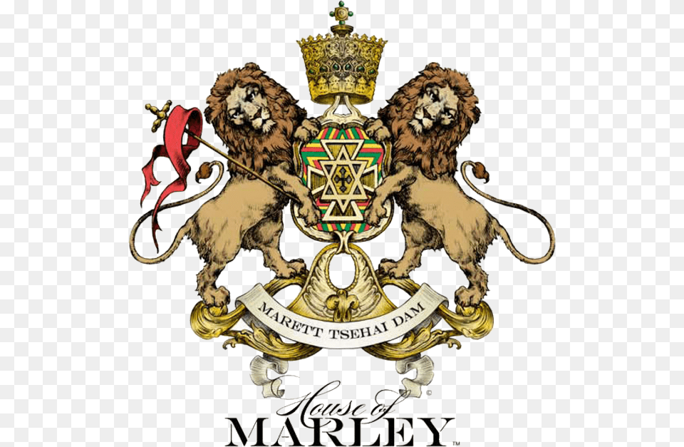The Lion Has Long Been A Symbol Of Pride And Power House Of Marley, Animal, Mammal, Wildlife, Emblem Free Png Download