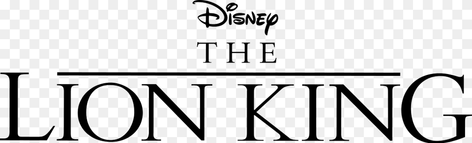 The Lion King Logo Disney, Gray Free Png