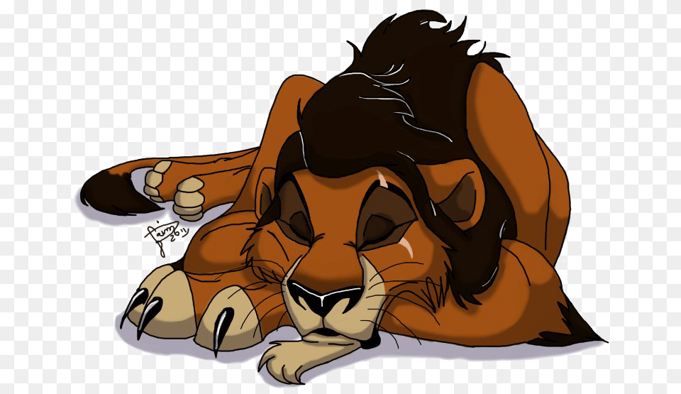 The Lion King Scar Picture Lion King Lion Sleeping, Animal, Mammal, Wildlife, Person Free Transparent Png