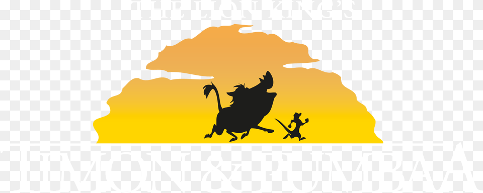The Lion King39s Timon Amp Pumbaa Timon And Pumbaa Logo, Silhouette Free Png Download