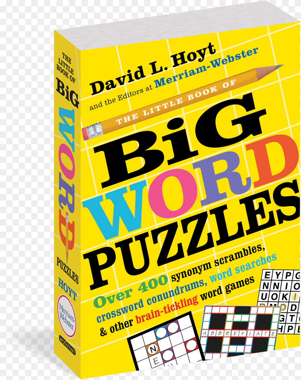 The Little Book Of Big Word Puzzles Horizontal, Advertisement, Poster, Scoreboard Png Image