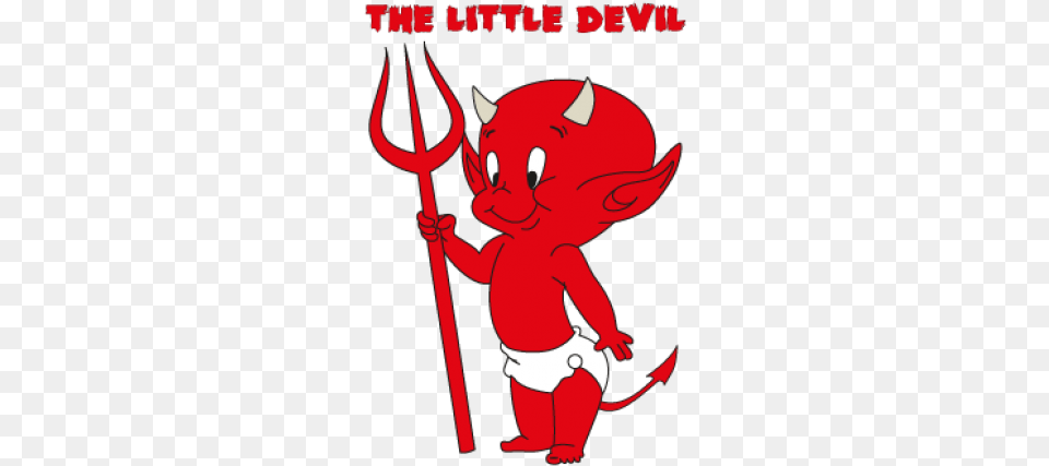 The Little Devil Logo Little Devil Clipart, Weapon, Trident, Baby, Person Free Transparent Png