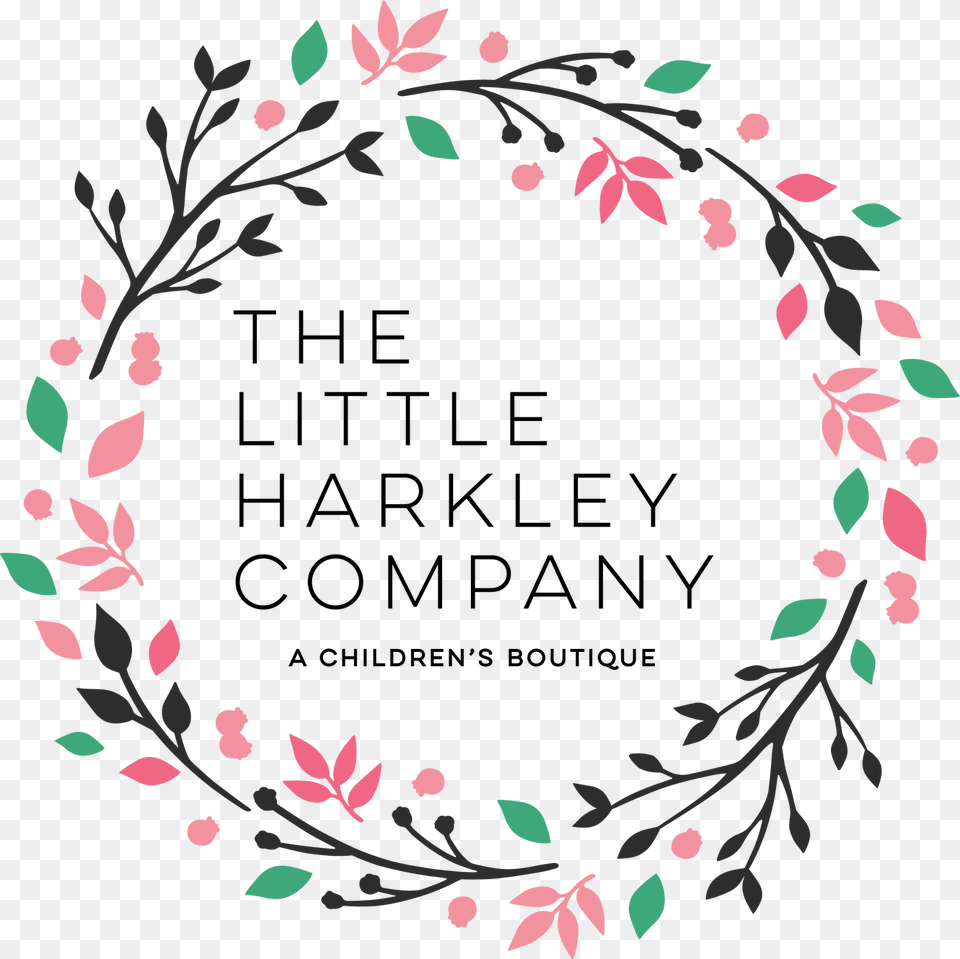 The Little Harkley Company Logo Lettering Spring, Oval, Pattern, Art, Floral Design Png