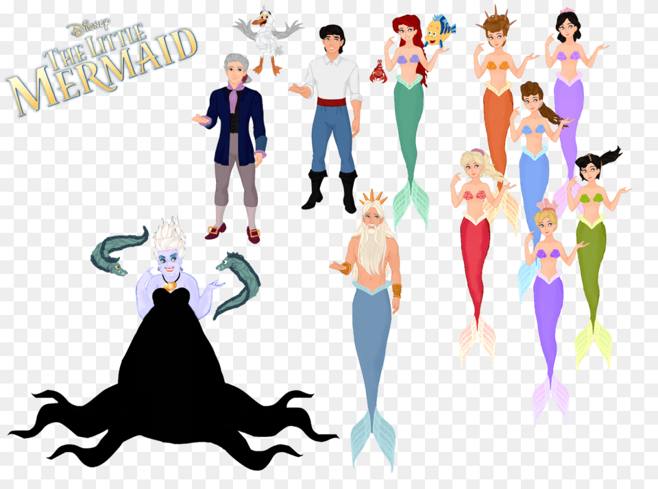 The Little Mermaid Anniversary, Comics, Person, People, Publication Free Png