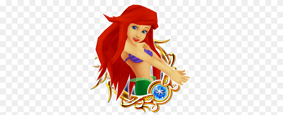 The Little Mermaid Ariel Picture Piglet In Kingdom Hearts, Adult, Female, Person, Woman Free Transparent Png