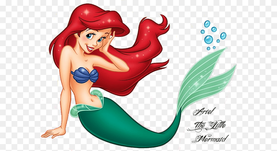 The Little Mermaid By Tulipano90 Pluspng Cartoon Character Images Mermaid, Book, Comics, Publication, Adult Png Image