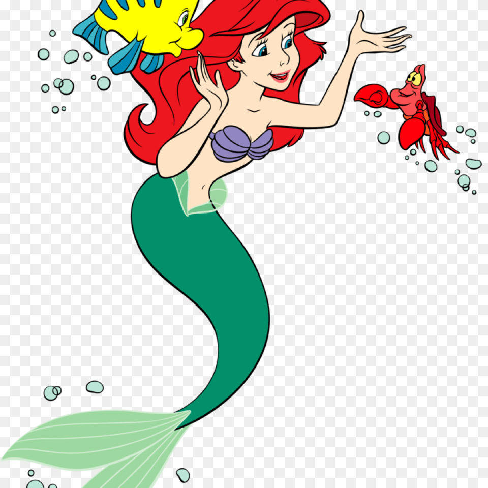The Little Mermaid Clipart Clipart Download, Art, Graphics, Book, Comics Free Png