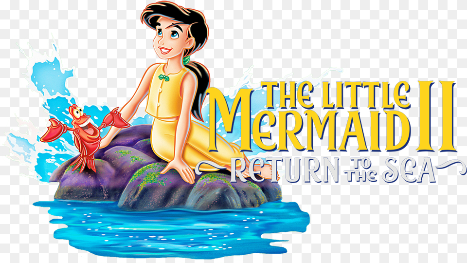 The Little Mermaid Ii Mermaid 2 Return To The Sea, Publication, Book, Person, Face Png Image