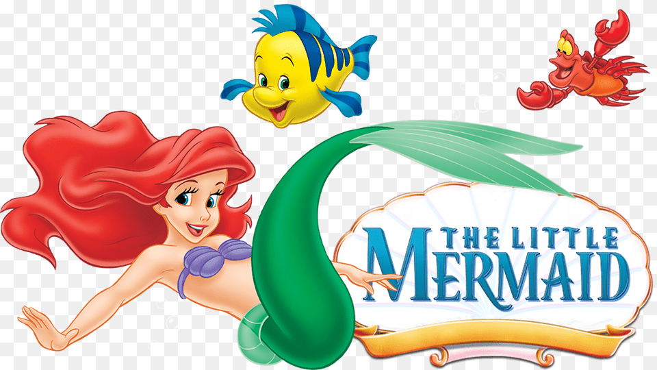 The Little Mermaid Image Little Mermaid Transparent Background, Publication, Book, Comics, Adult Free Png Download