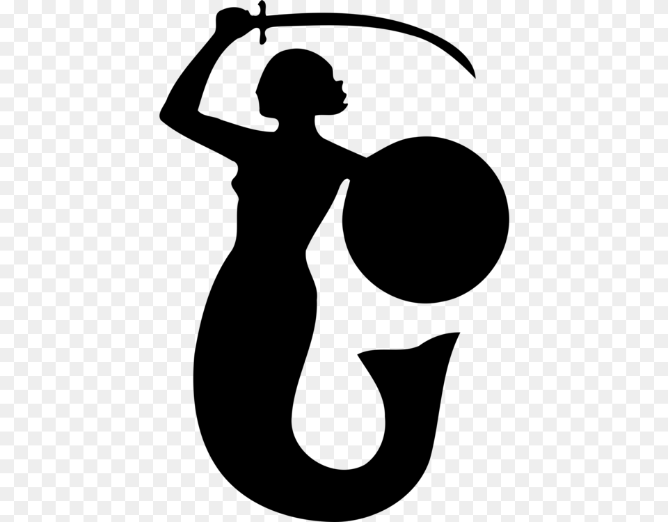 The Little Mermaid Legendary Creature Mermaid Of Warsaw Drawing, Gray Free Transparent Png