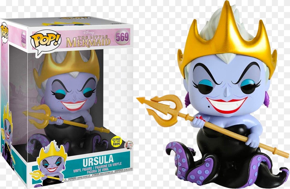 The Little Mermaid Little Mermaid Ursula Funko Pop, Face, Head, Person, Baby Free Png Download
