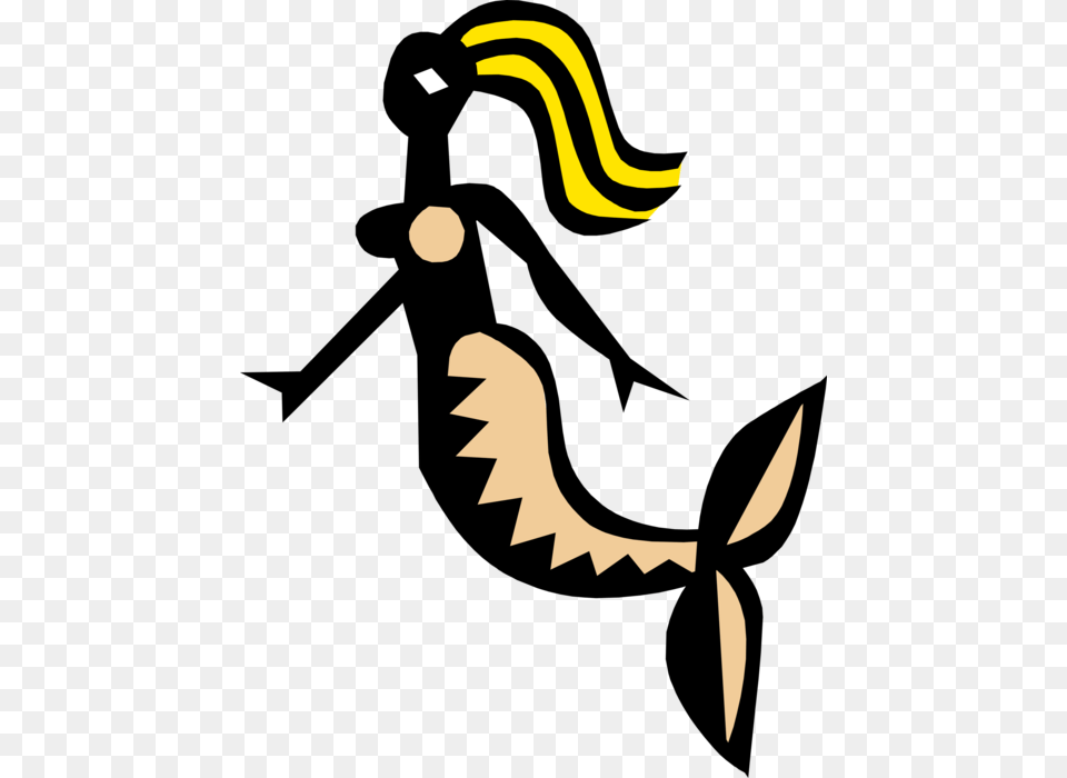The Little Mermaid Vector Graphics Drawing Illustration, People, Person, Astronomy, Moon Free Png Download