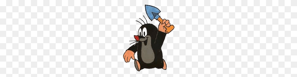 The Little Mole Holding A Spade, Device Free Transparent Png