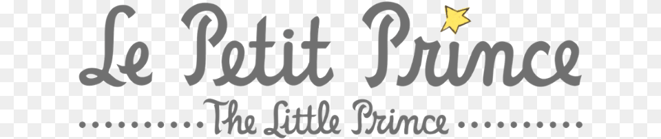 The Little Prince Logo Little Prince Family Storybook Unabridged Original, Text, Symbol Free Png Download