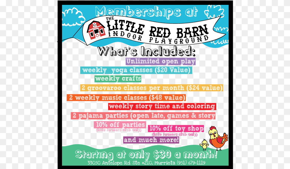 The Little Red Barn Indoor Playground Offers Music Pet Cursos, Advertisement, Poster, Scoreboard, Baby Png