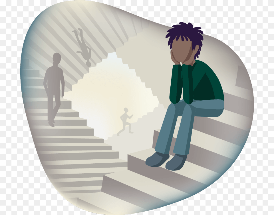 The Liturgists A Community Where You Can Ask Hard Questions Illustration, Architecture, Housing, House, Staircase Png Image
