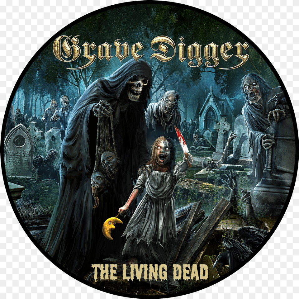 The Living Dead Patchquottitlequotthe Living Dead Grave Digger The Living Dead, Adult, Female, Person, Woman Free Png Download