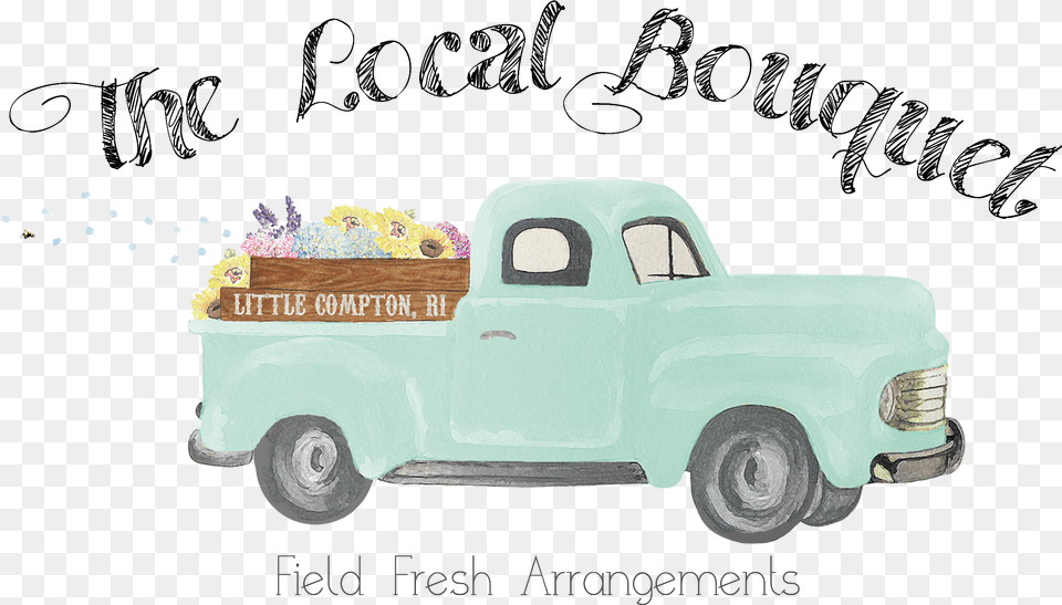 The Local Bouquet39s Adorable Logo Depicts The Studio39s Chevrolet Advance Design, Pickup Truck, Transportation, Truck, Vehicle Png Image
