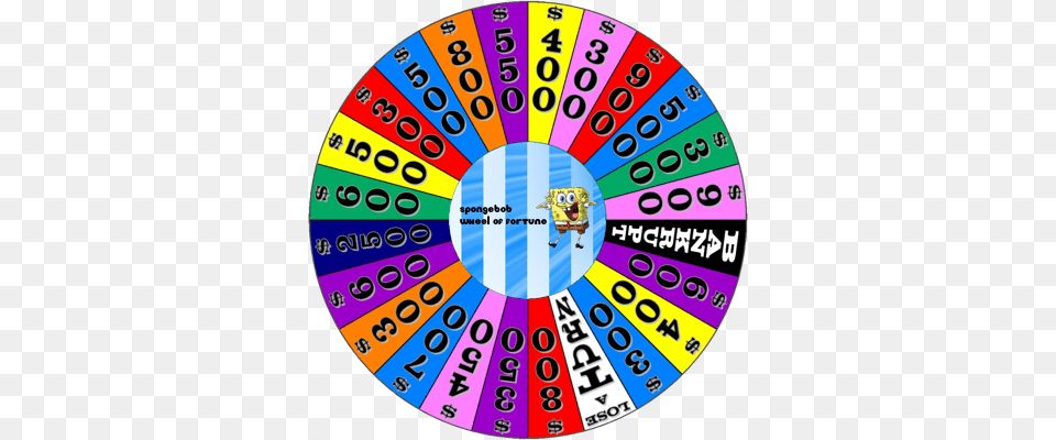 The Logo For Spongebob Wheel Of Fortune Wheel Of Fortune, Number, Symbol, Text, Disk Free Png Download