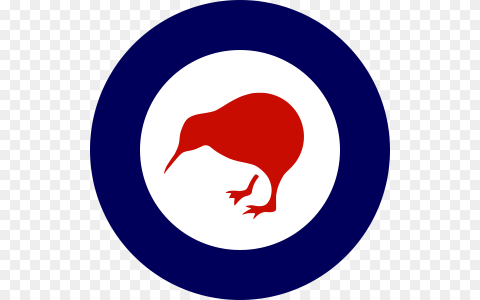 The Logo For The Royal New Zealand Air Force Is A Kiwi, Animal, Bird, Kiwi Bird Free Transparent Png