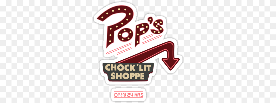 The Logo Of The Diner In Riverdale Pop39s Riverdale Logo, Dynamite, Weapon, Text Free Transparent Png