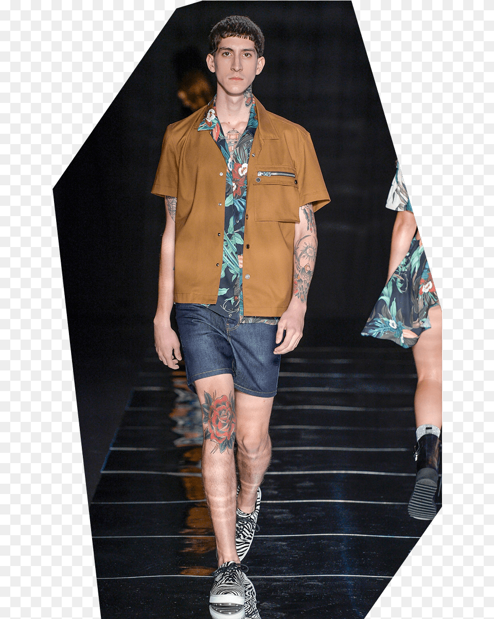 The Look Because Menswear Is Boring Ellus Fashion Show, Clothing, Shorts, Adult, Male Free Transparent Png