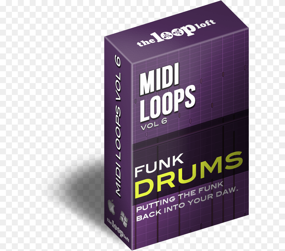 The Loop Loft Loop Pack Funk Drums Box, Bottle Png Image