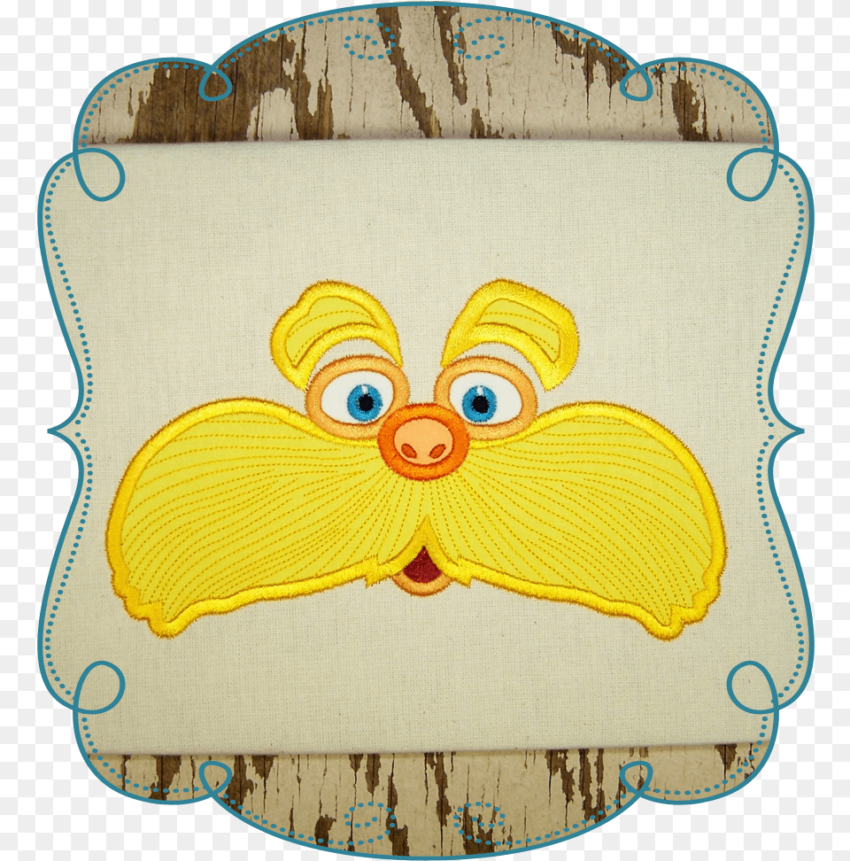 The Lorax Applique Machine Embroidery Design Lorax Applique Design, Pattern, Home Decor, Accessories, Bag Png