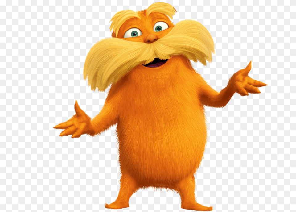 The Lorax Youtube Clip Art Lorax Dr Seuss Characters, Animal, Bear, Mammal, Wildlife Free Png Download
