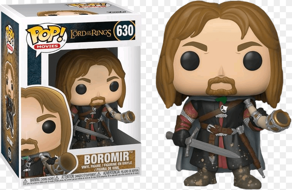 The Lord Of The Rings Boromir Pop Vinyl, Baby, Face, Head, Person Free Png