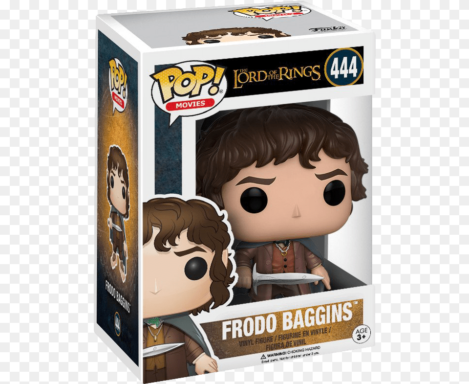The Lord Of The Rings Frodo Baggins Pop Vinyl, Baby, Person, Face, Head Png