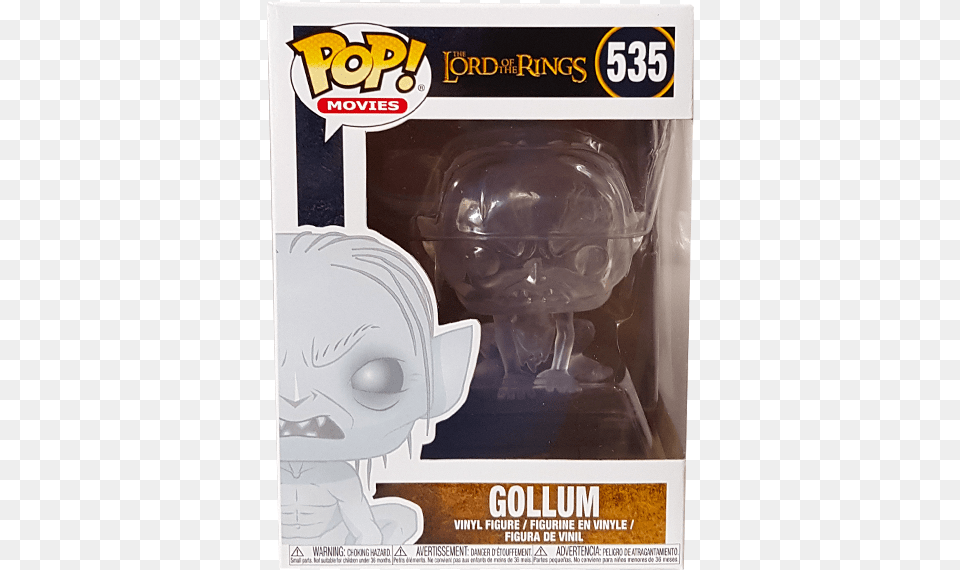 The Lord Of The Rings Gollum Invisible Funko Pop, Advertisement, Poster, Baby, Person Png