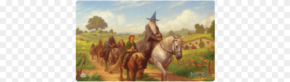 The Lord Of The Rings Lord Of The Rings Card Game The Hobbit Over Hill, Art, Painting, Person, Adult Png