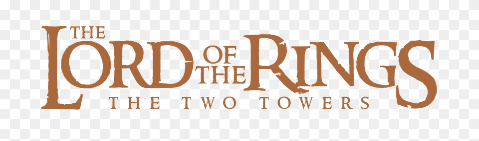 The Lord Of The Rings The Two Towers, Logo, Text Png Image