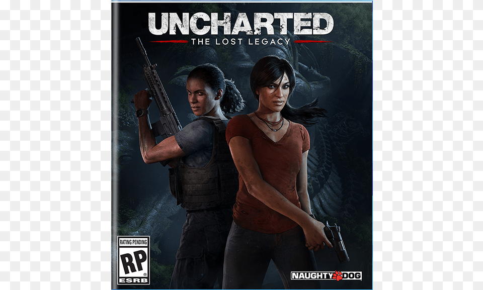 The Lost Legacy Uncharted The Lost Legacy, Adult, Weapon, Poster, Person Png