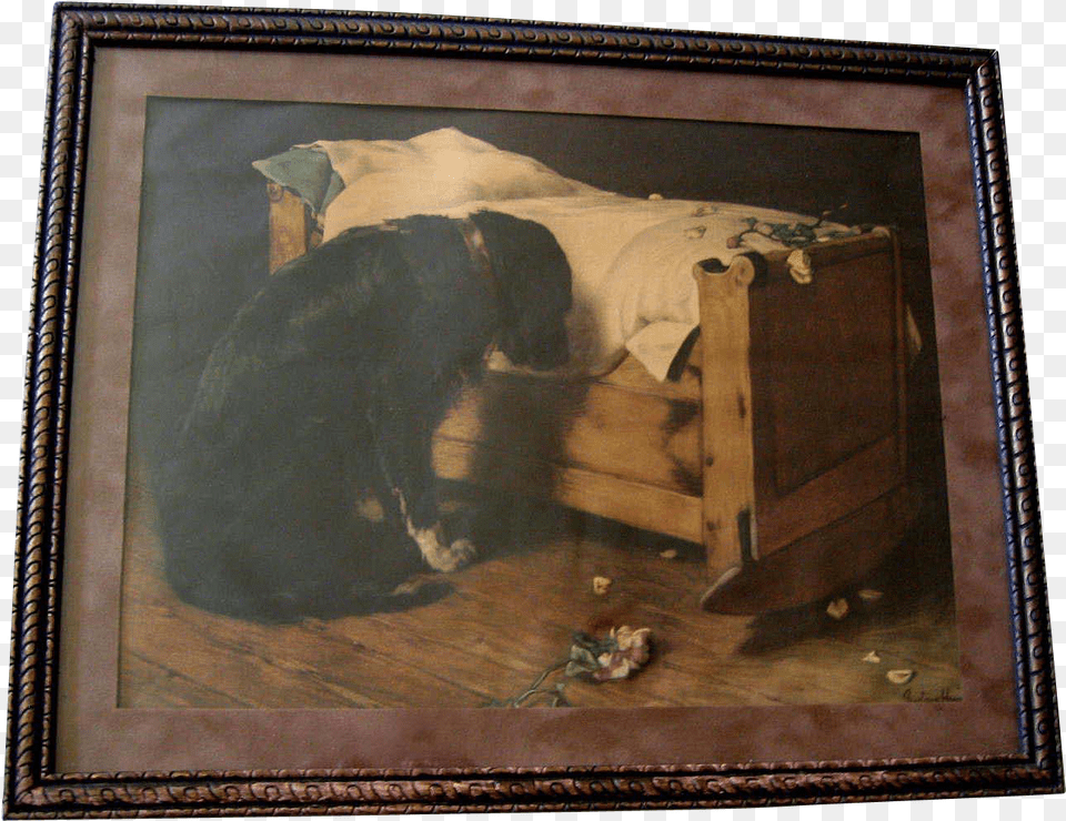 The Lost Playmate Print Deceased Child Black Lost Playmate Gustave Henry Mosler, Art, Drawer, Furniture, Painting Free Transparent Png