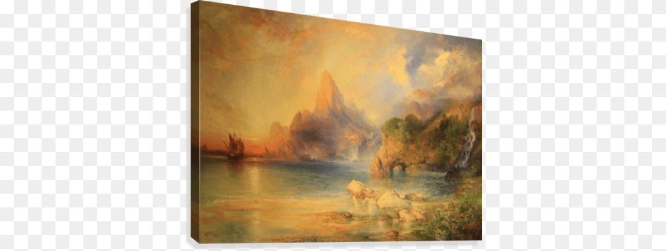 The Lotus Eaters 1895 Canvas Print Lotus Eaters Thomas Moran, Art, Painting, Nature, Outdoors Free Transparent Png
