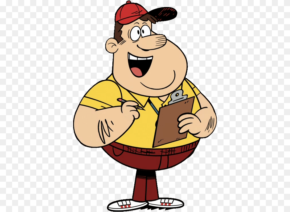 The Loud House Character Coach Pacowski, Cartoon, Baby, Person, Face Free Png