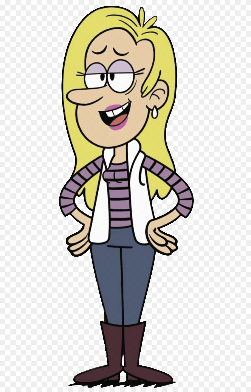 The Loud House Character Leslie Pingrey, Cartoon, Person, Face, Head Png